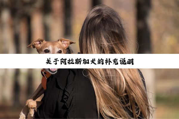 关于阿拉斯加犬的补充说明